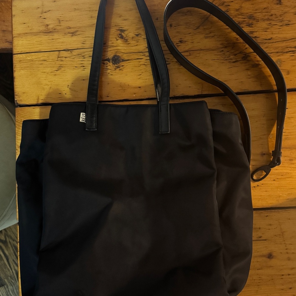 Beis Commuter Tote in Black - comes with original strap